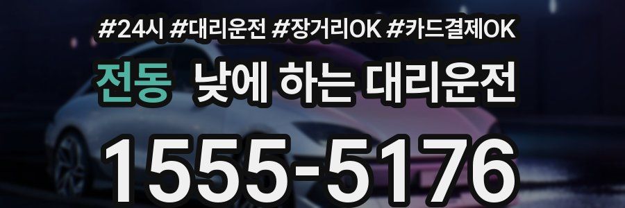 전동 낮에 하는 대리운전