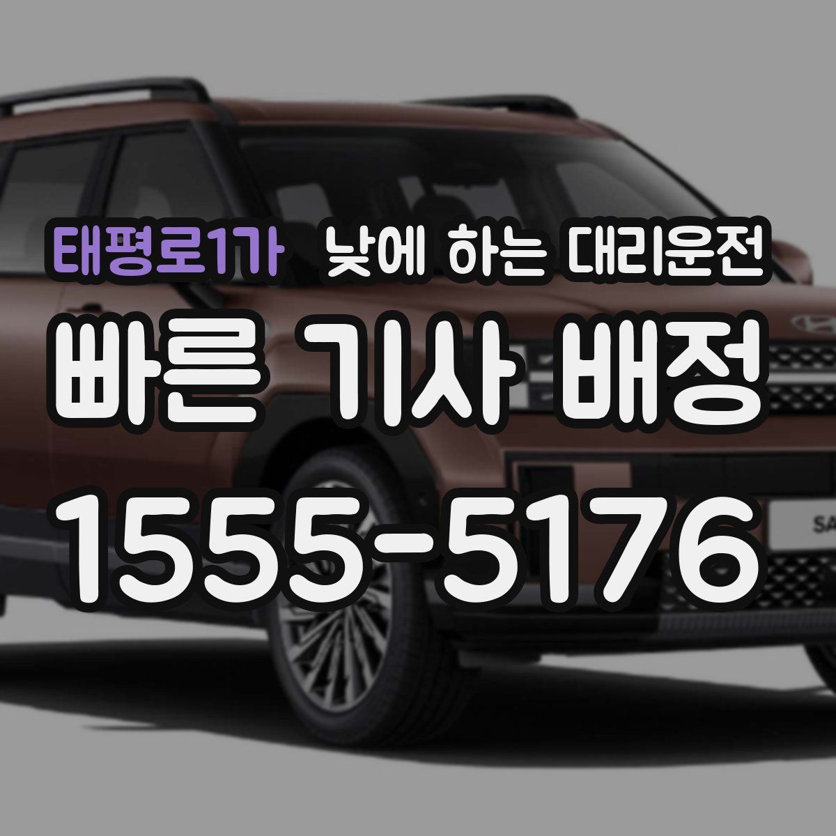 태평로1가 낮에 하는 대리운전