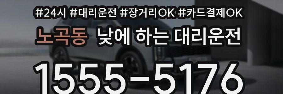 노곡동 낮에 하는 대리운전