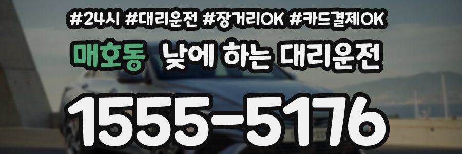 매호동 낮에 하는 대리운전
