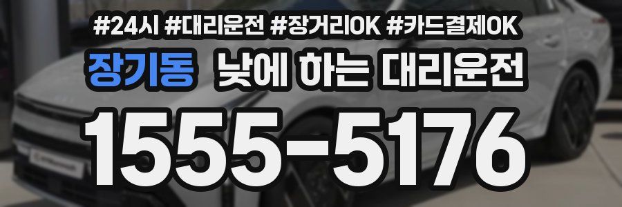 장기동 낮에 하는 대리운전