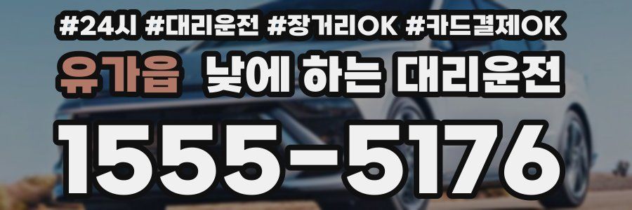 유가읍 낮에 하는 대리운전