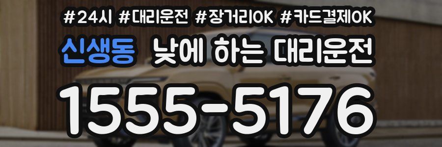 신생동 낮에 하는 대리운전