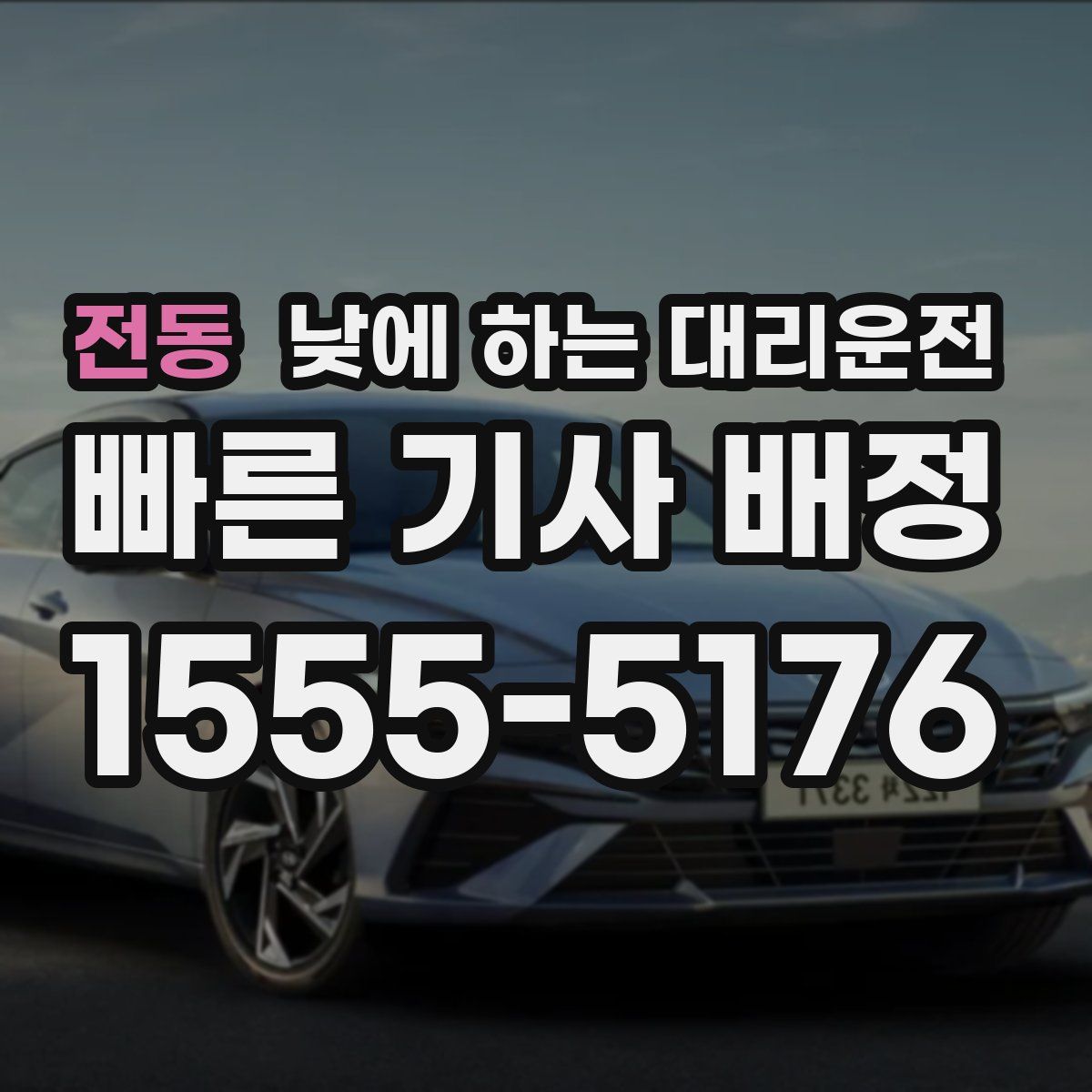 전동 낮에 하는 대리운전