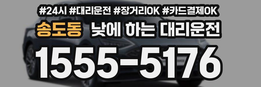 송도동 낮에 하는 대리운전