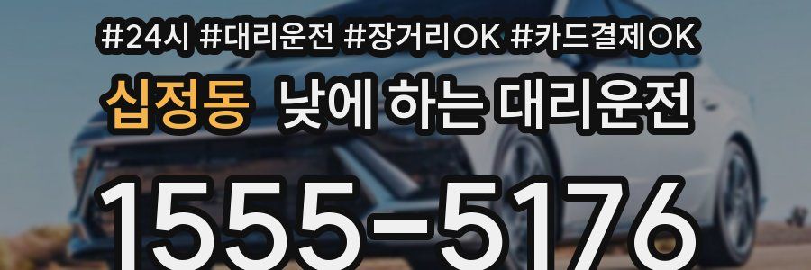 십정동 낮에 하는 대리운전