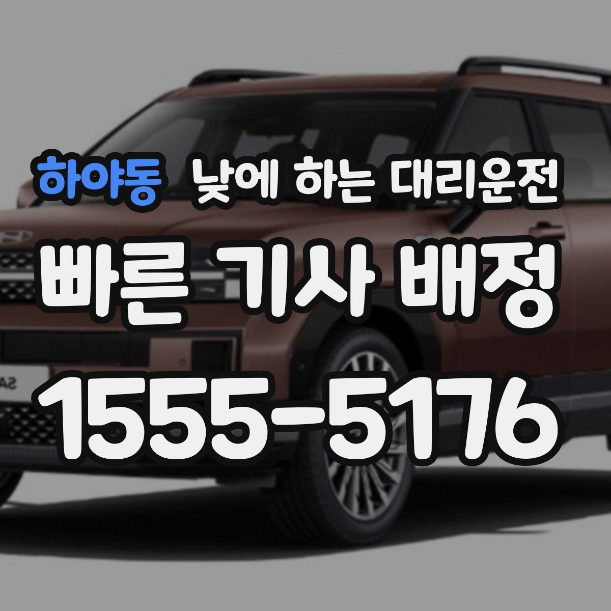 하야동 낮에 하는 대리운전 주차만 깔끔하게 맡기고 싶을 때