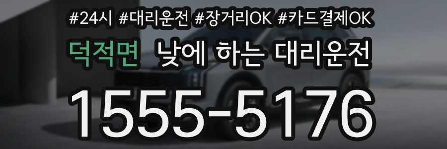 덕적면 낮에 하는 대리운전
