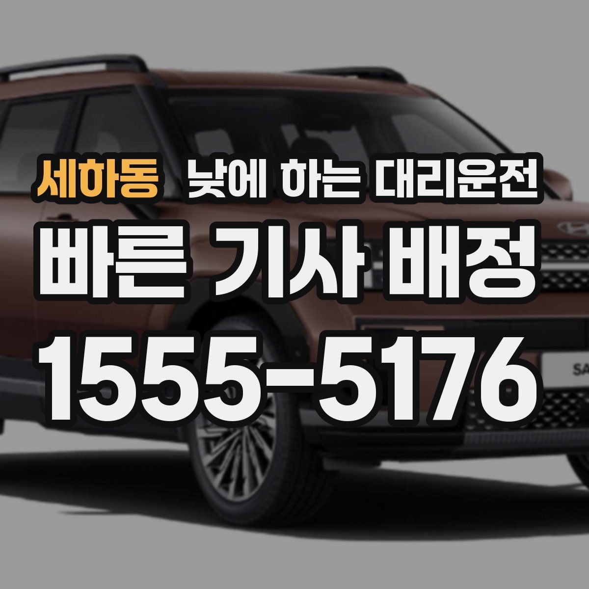 세하동 낮에 하는 대리운전 출발지 도착지 설명을 깔끔하게 하는 팁