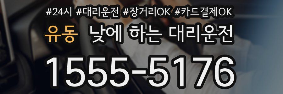 유동 낮에 하는 대리운전