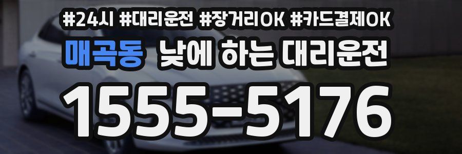 매곡동 낮에 하는 대리운전