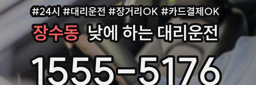 장수동 낮에 하는 대리운전