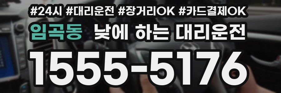 임곡동 낮에 하는 대리운전