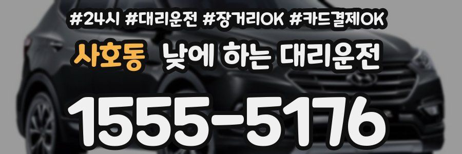 사호동 낮에 하는 대리운전