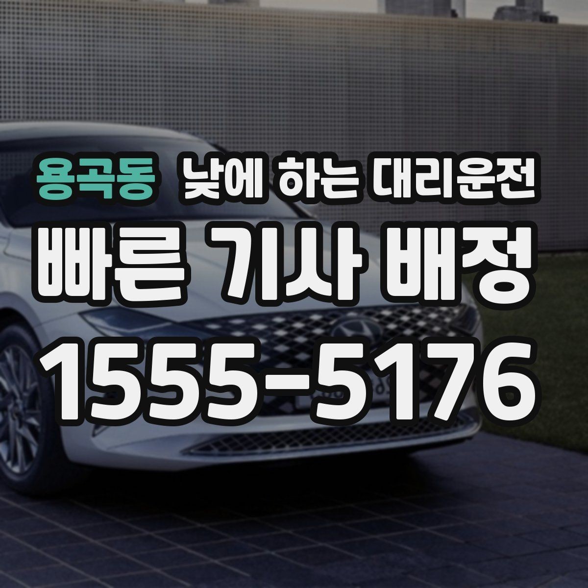 용곡동 낮에 하는 대리운전 서류 전달 계약 일정이 많은 날 활용