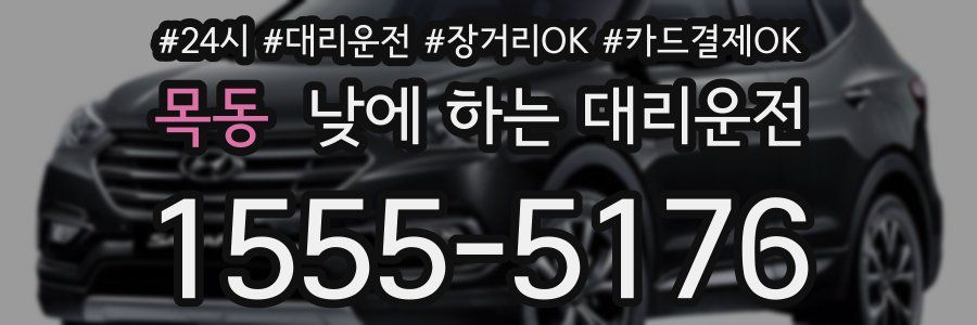 목동 낮에 하는 대리운전