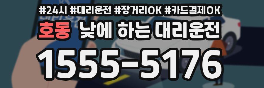 호동 낮에 하는 대리운전