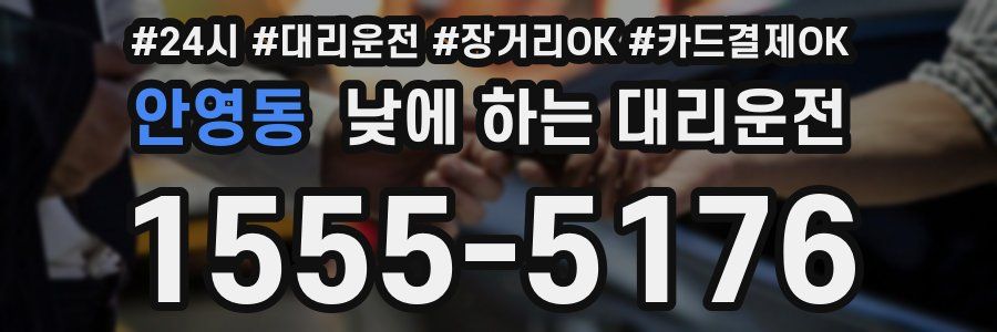 안영동 낮에 하는 대리운전