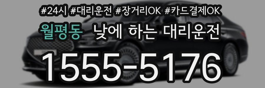 월평동 낮에 하는 대리운전