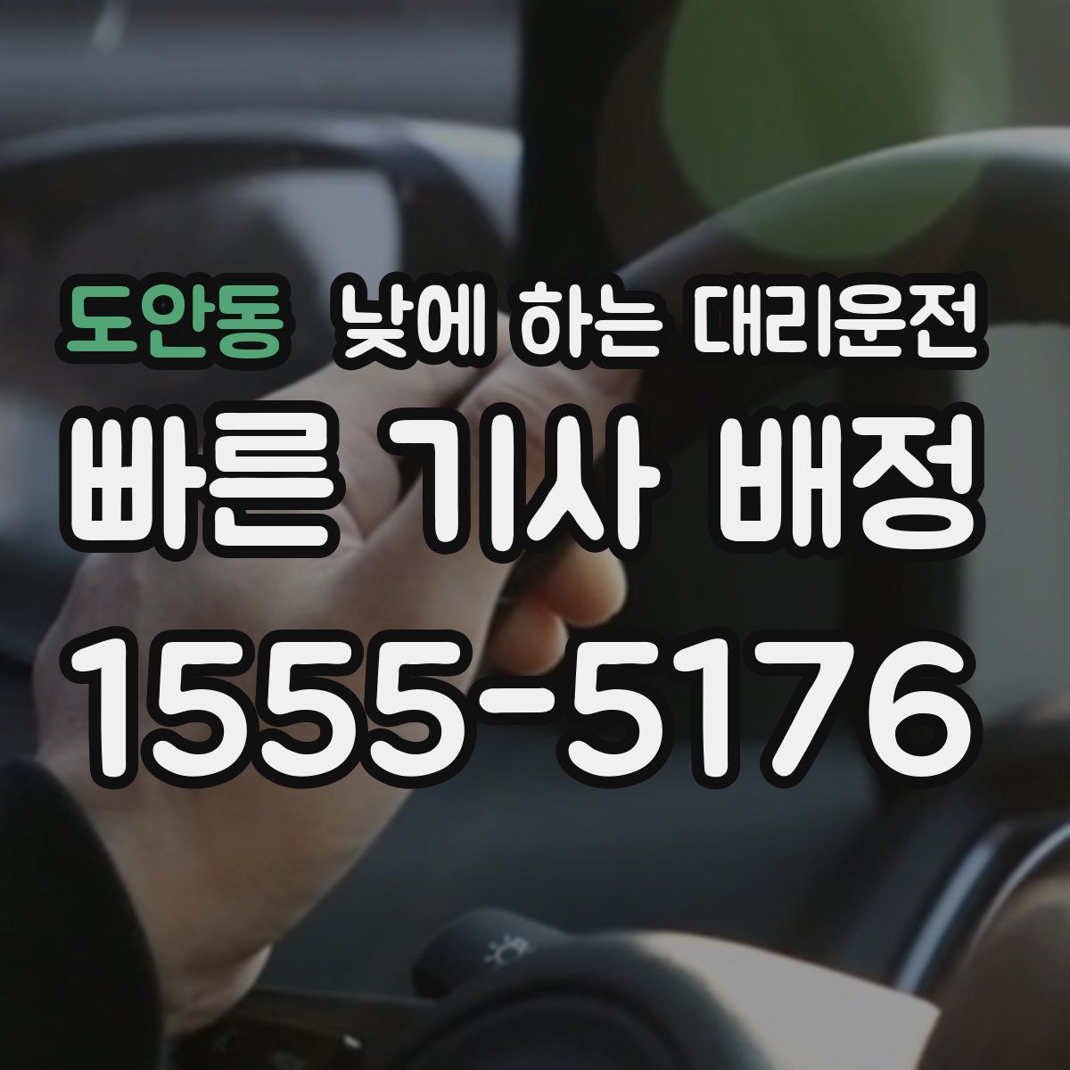 도안동 낮에 하는 대리운전