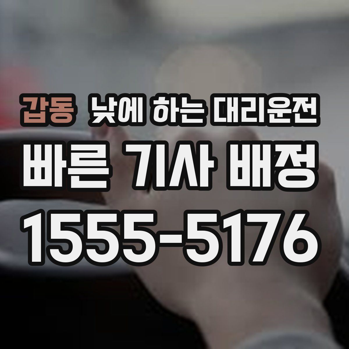 갑동 낮에 하는 대리운전