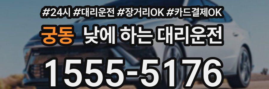 궁동 낮에 하는 대리운전