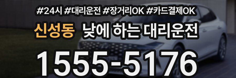 신성동 낮에 하는 대리운전