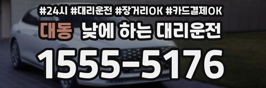 대동 낮에 하는 대리운전