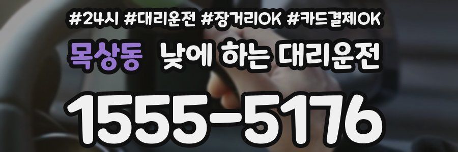 목상동 낮에 하는 대리운전