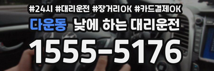 다운동 낮에 하는 대리운전