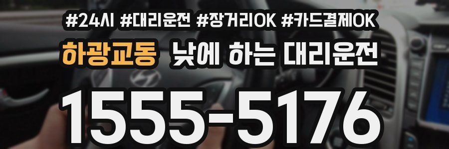 하광교동 낮에 하는 대리운전