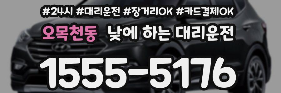 오목천동 낮에 하는 대리운전