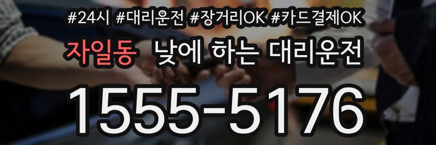 자일동 낮에 하는 대리운전