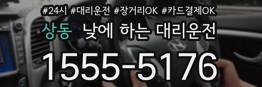 상동 낮에 하는 대리운전
