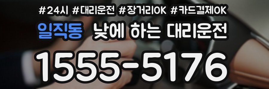 일직동 낮에 하는 대리운전