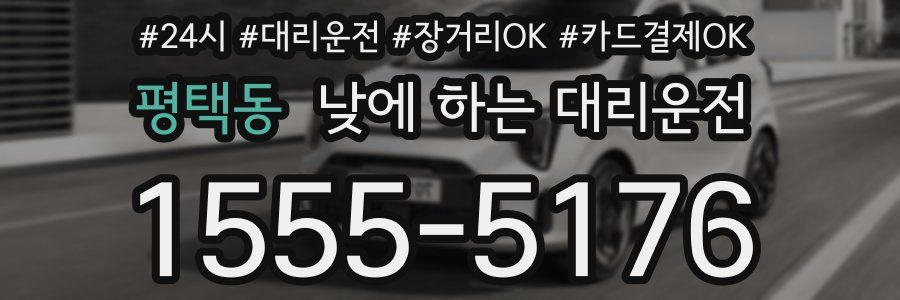 평택동 낮에 하는 대리운전