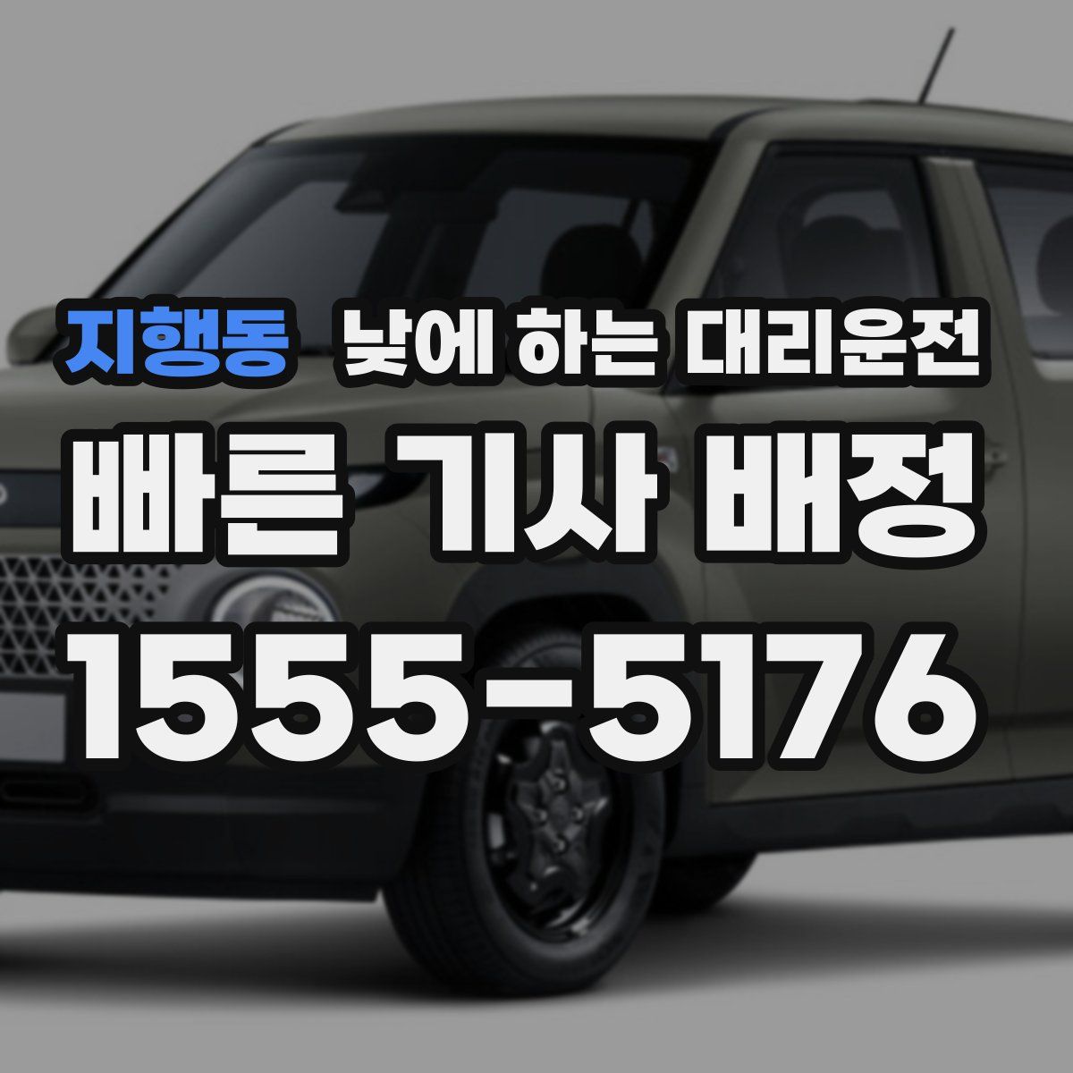 지행동 낮에 하는 대리운전