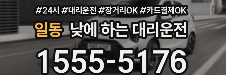 일동 낮에 하는 대리운전
