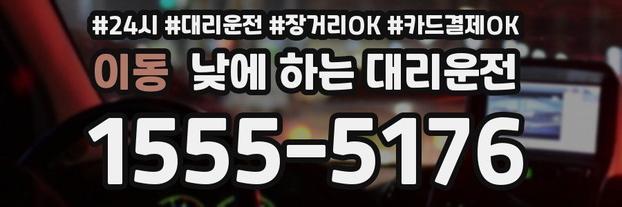 이동 낮에 하는 대리운전