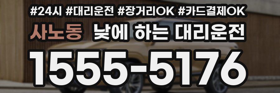 사노동 낮에 하는 대리운전