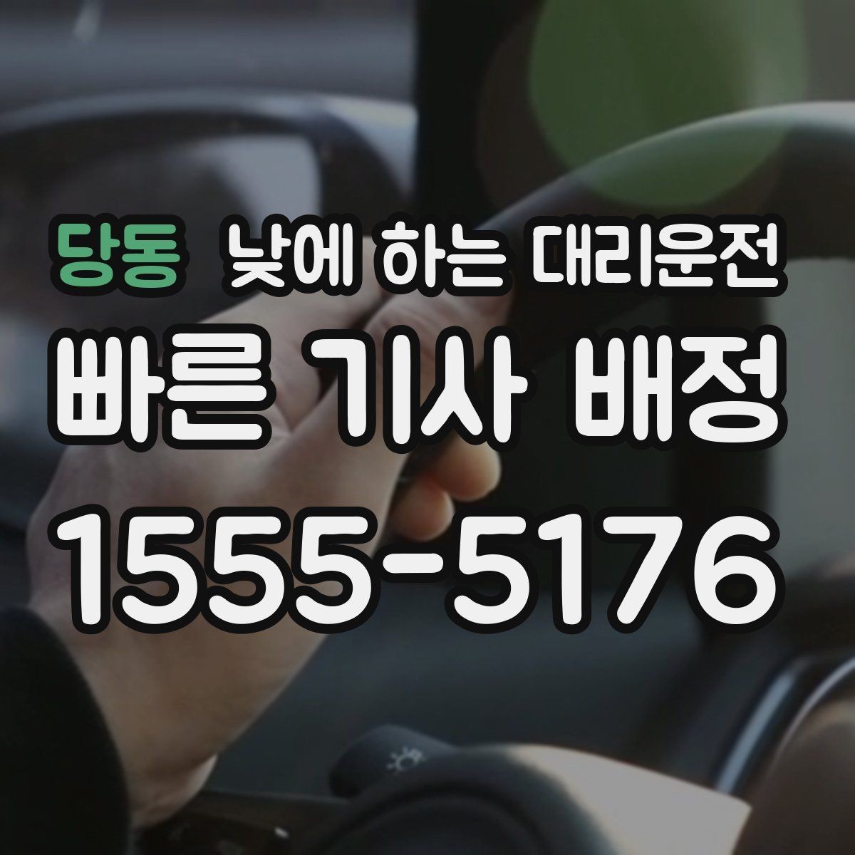 당동 낮에 하는 대리운전 정비소 입고 출고 이동을 깔끔하게