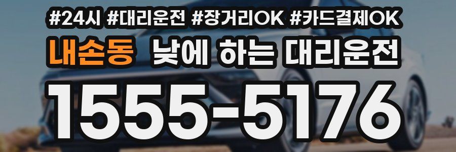 내손동 낮에 하는 대리운전