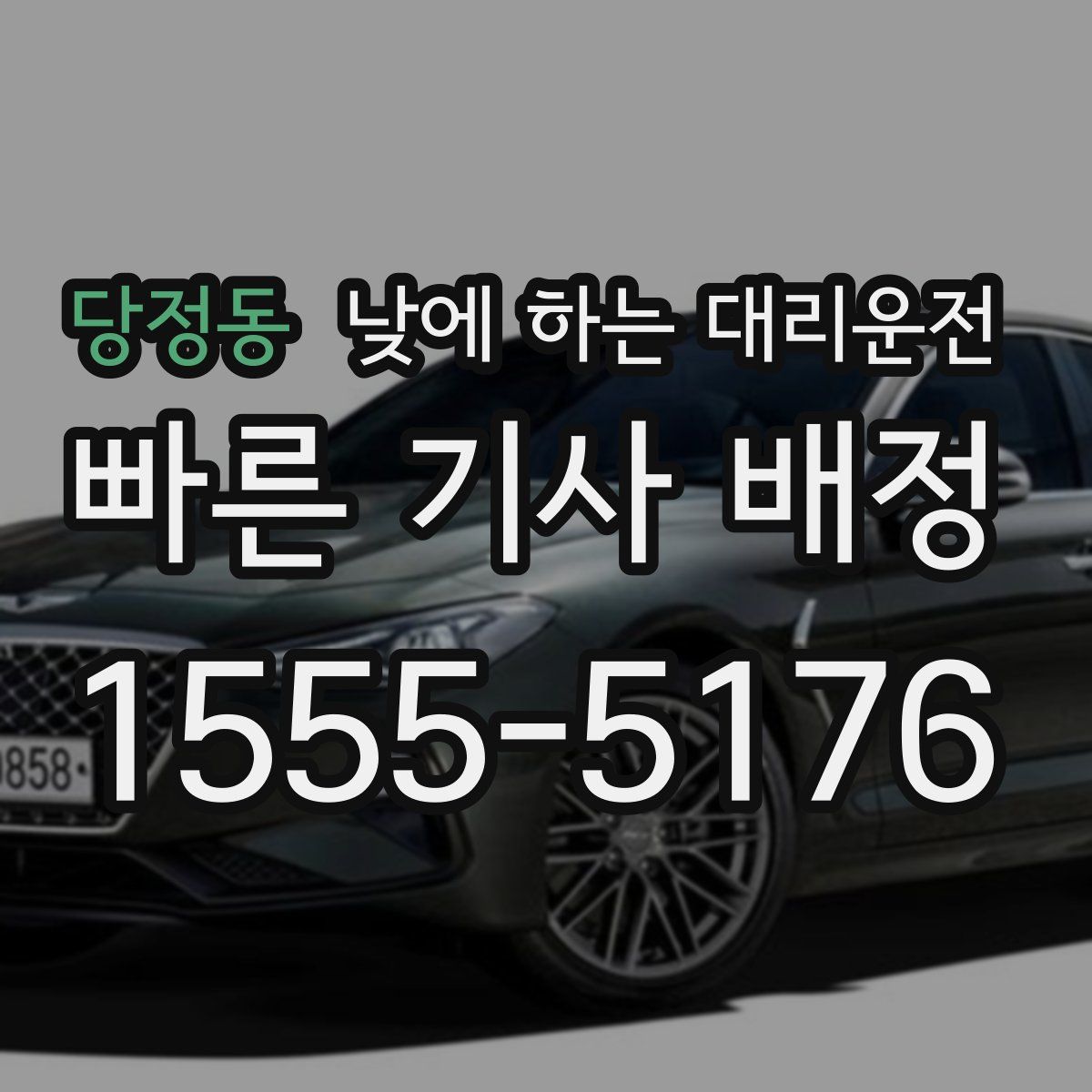 당정동 낮에 하는 대리운전