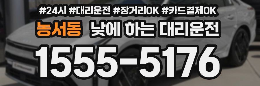 농서동 낮에 하는 대리운전