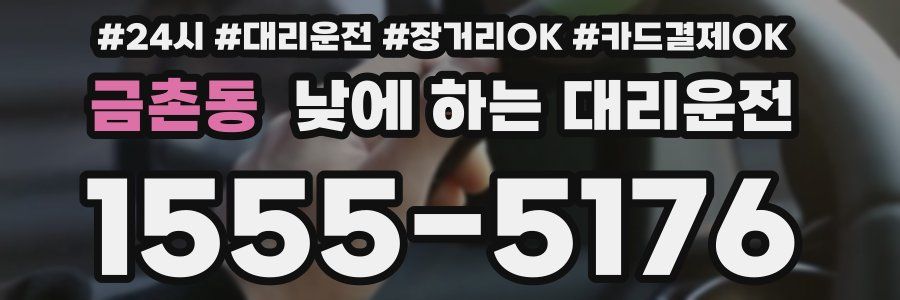 금촌동 낮에 하는 대리운전