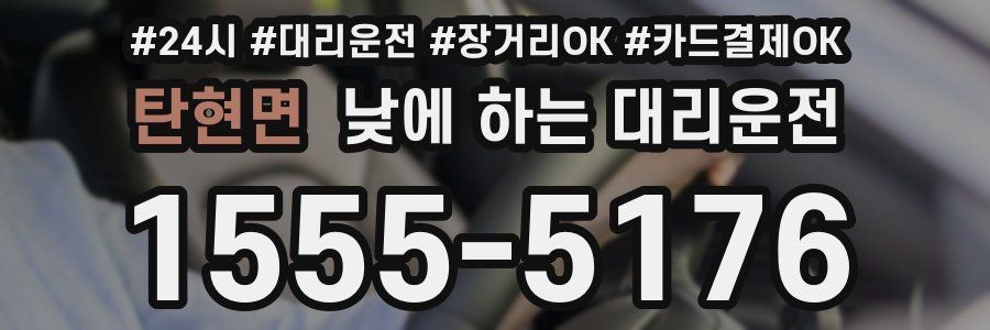 탄현면 낮에 하는 대리운전
