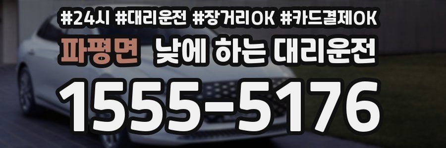 파평면 낮에 하는 대리운전