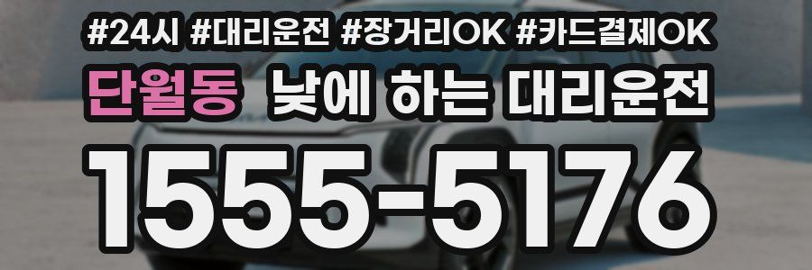 단월동 낮에 하는 대리운전