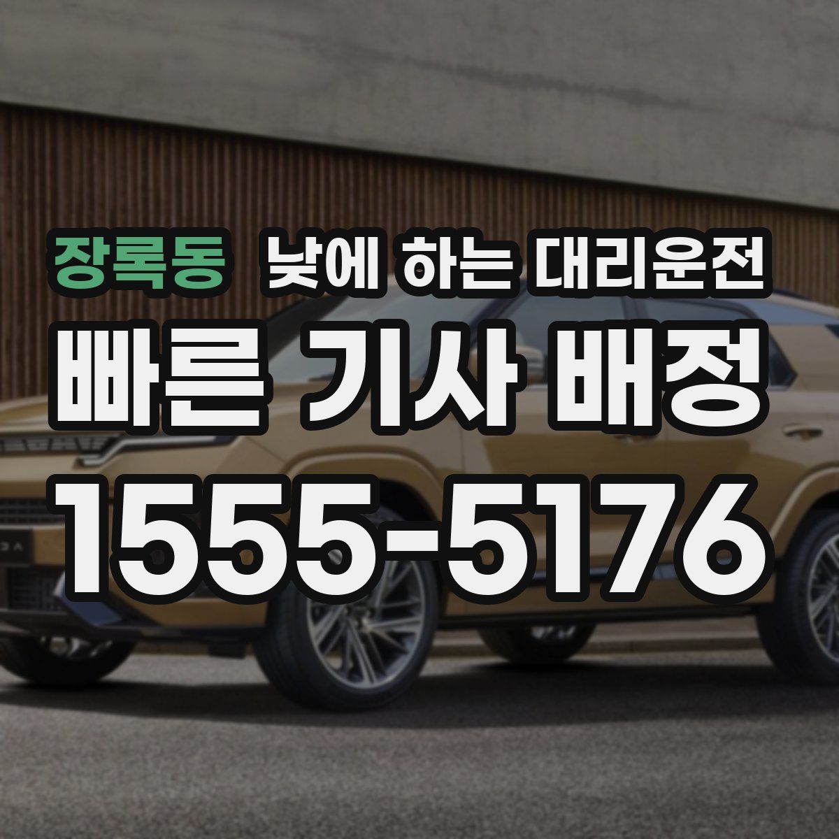 장록동 낮에 하는 대리운전