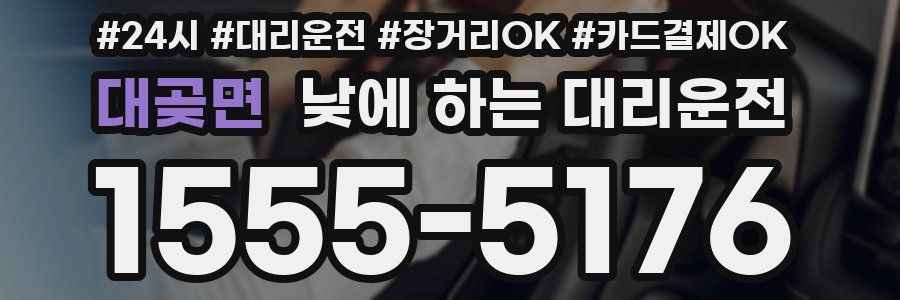 대곶면 낮에 하는 대리운전